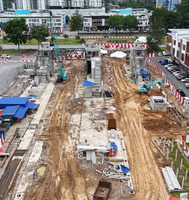 SM07 Stutong Station, Installed linked bridge for LHS