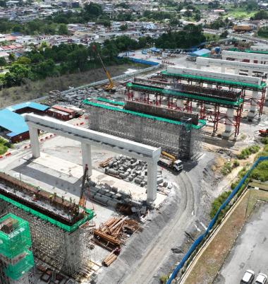 SR10 Simpang Tiga Station progress