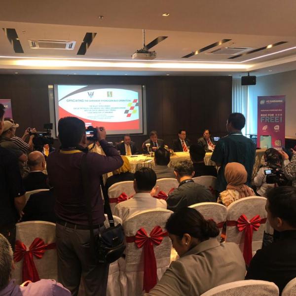 The Chief Minister’s Press Conference in conjunction with the launch of the hydrogen bus operational trials